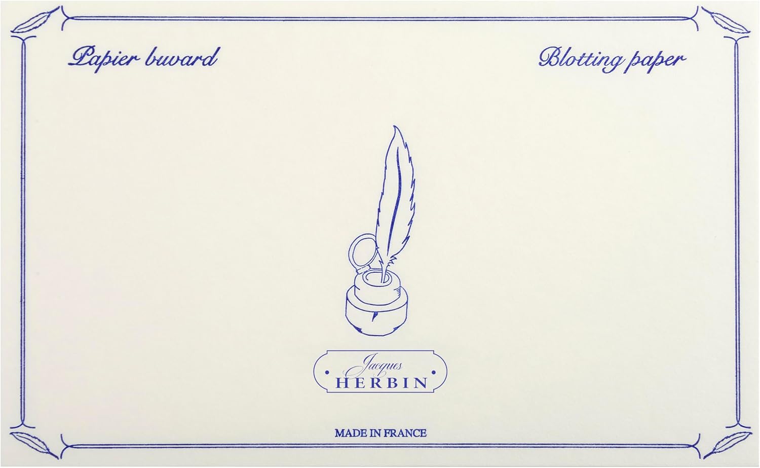 Herbin 25500T Carte assorbenti 12x16 cm