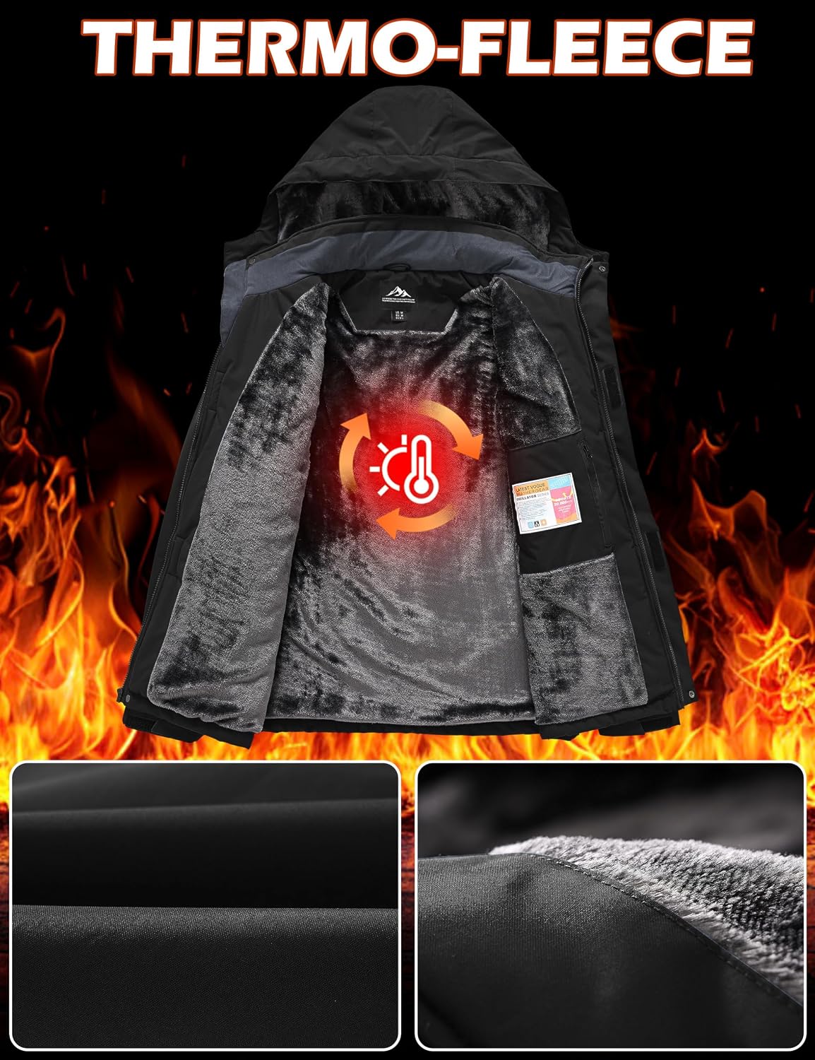 Detalle de Zoofly Winterjacke Herren 10.000 mm