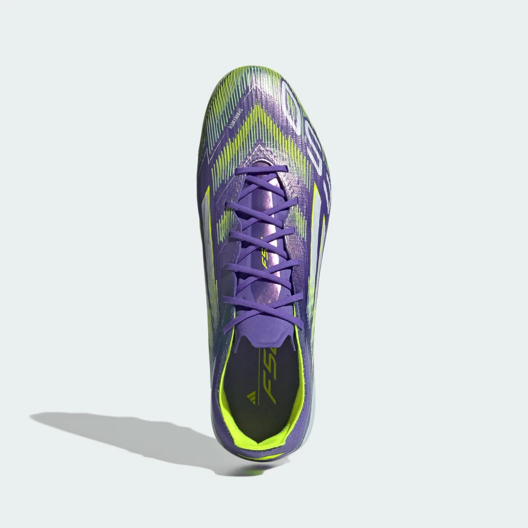 Detalle de Adidas Bota de fútbol F50 Elite para césped artificial (2.ª y 3.ª generación) – color violeta