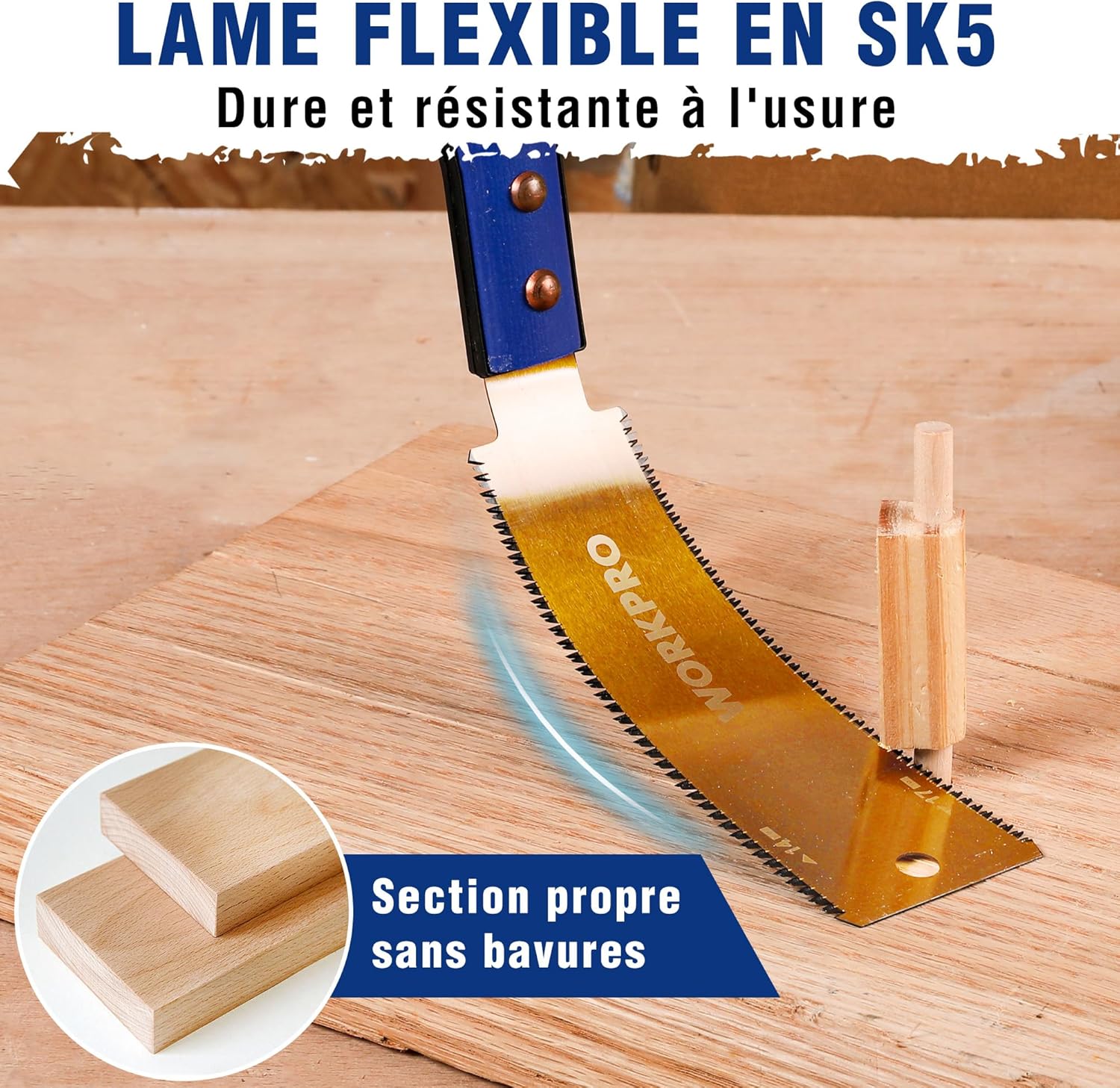 Thumbnail 4 de WORKPRO Scie Japonaise 150 mm