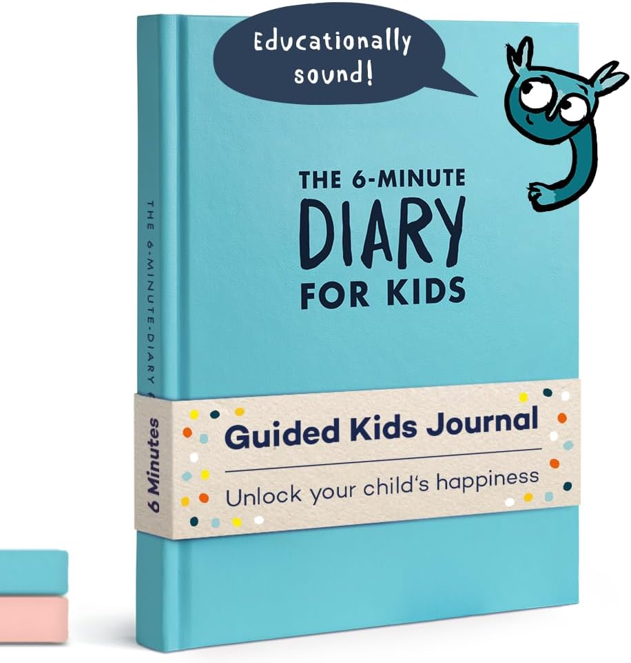 Detalle 2 de 6-Minute® Kids Diary – Kids Journal 6–12 to Develop a Happy Self, Mindfulness and Positive Habits – Gratitude Journal for Girls & Boys