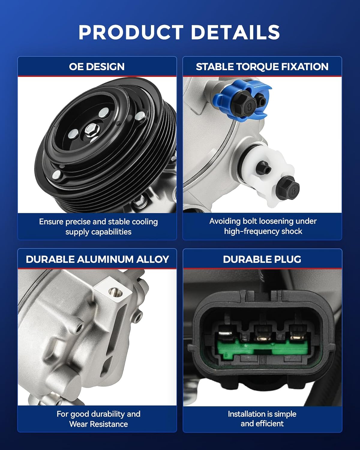 Detalle de KAX AC Compressor with Clutch, CO11598C