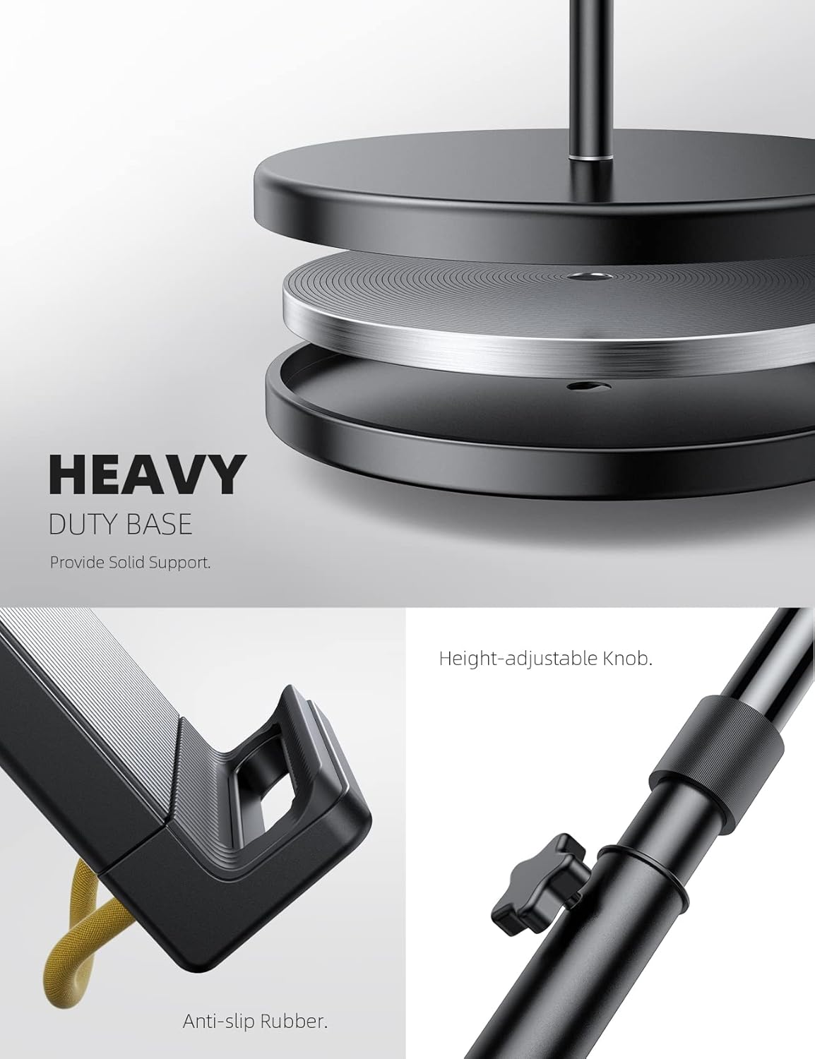 Thumbnail 5 de Lamicall Tablet Floor Stand 63" Adjustable