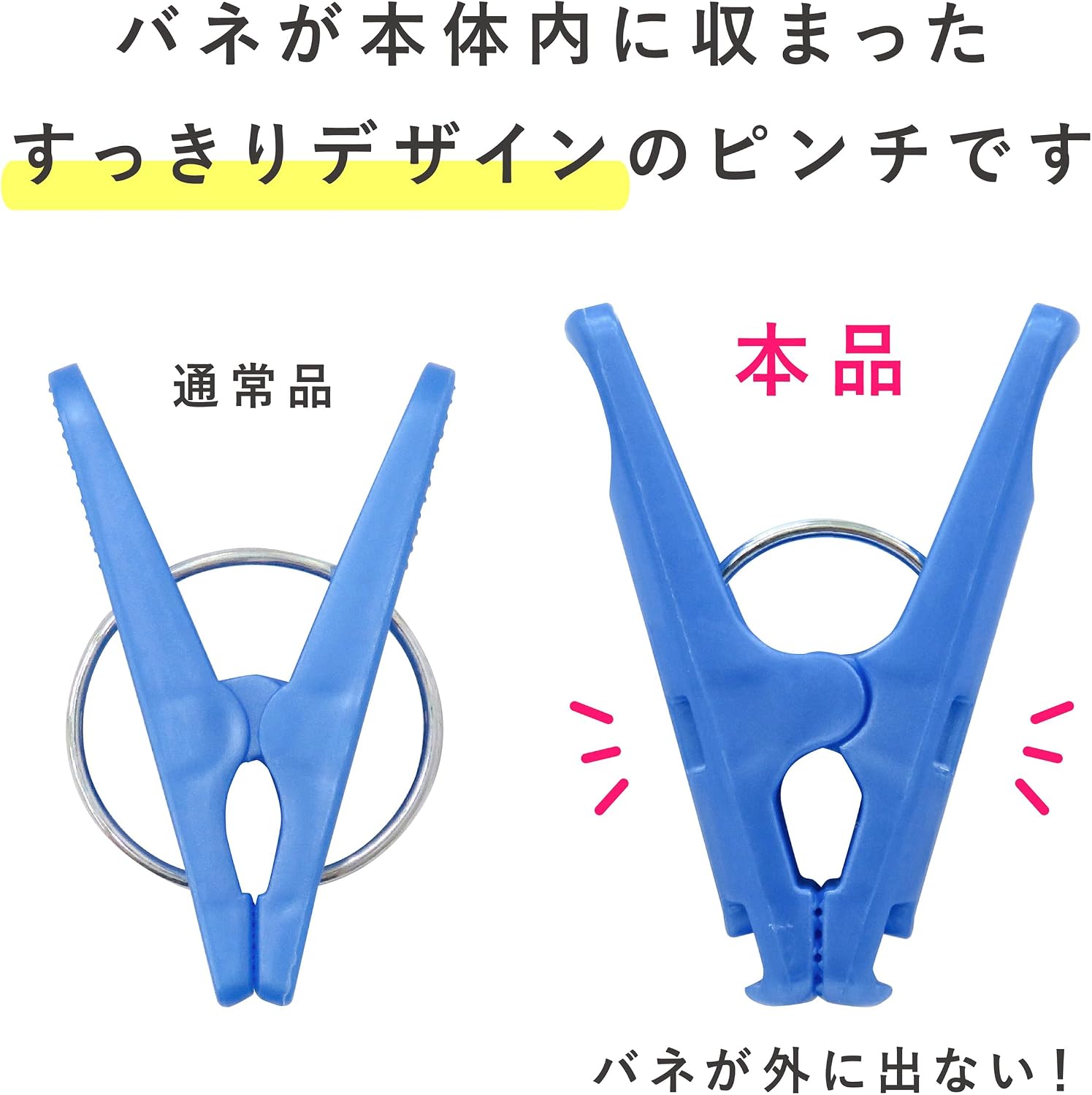 Detalle 2 de 東和産業 20361 スマート角ハンガー 40ピンチ 折りたたみ式・ブルー