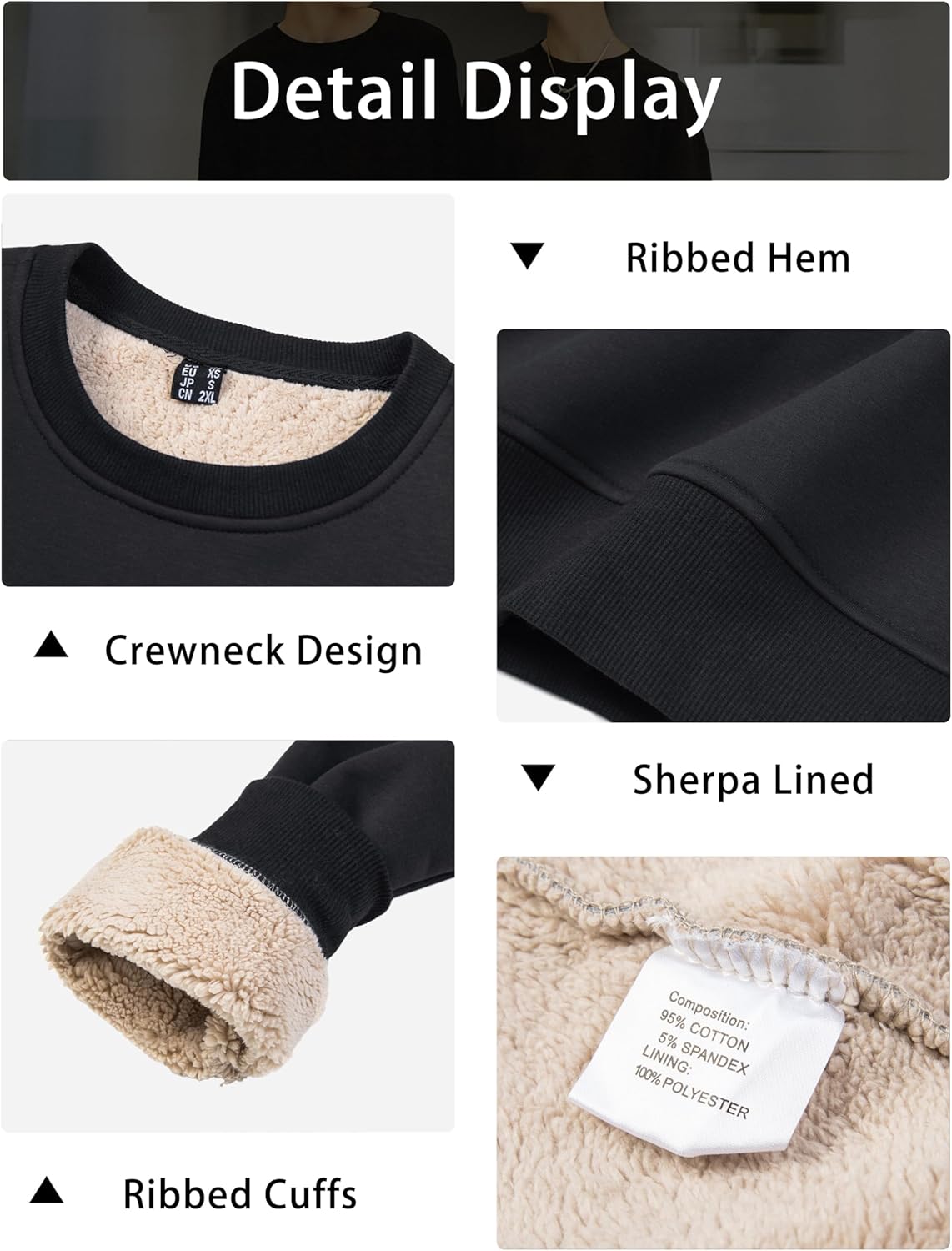 Thumbnail 3 de MAGCOMSEN Sherpa Crewneck 95% Cotton