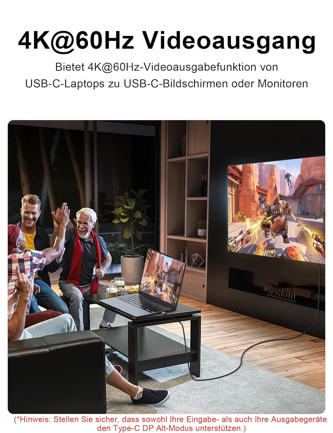 Thumbnail 3 de CAKOBLE 2-Pack 4m USB-C to USB-C cable (10Gbps, 100W, 4K@144Hz/5K options) for Thunderbolt 4 and USB-C displays