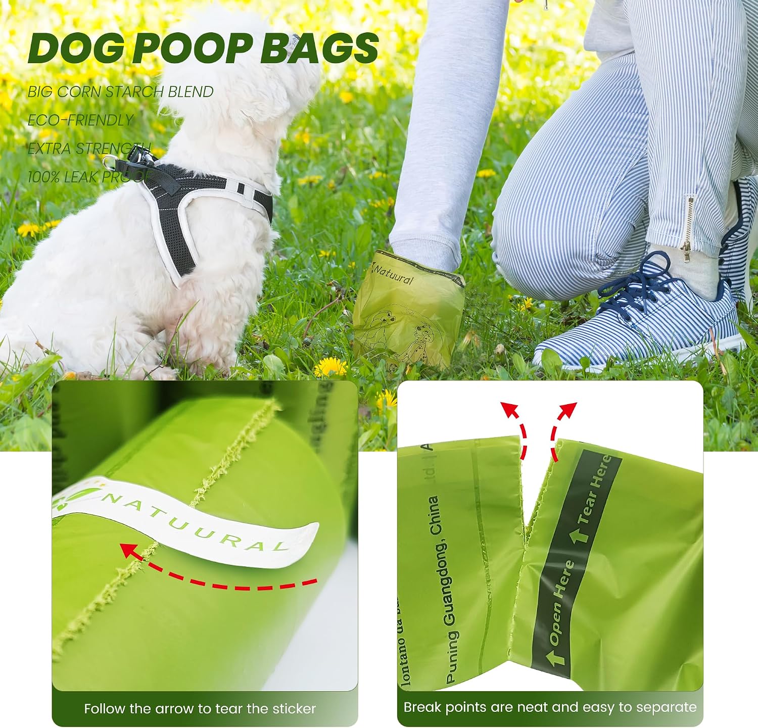 Thumbnail 3 de Biodegradable Dog Poop Bags 600 count