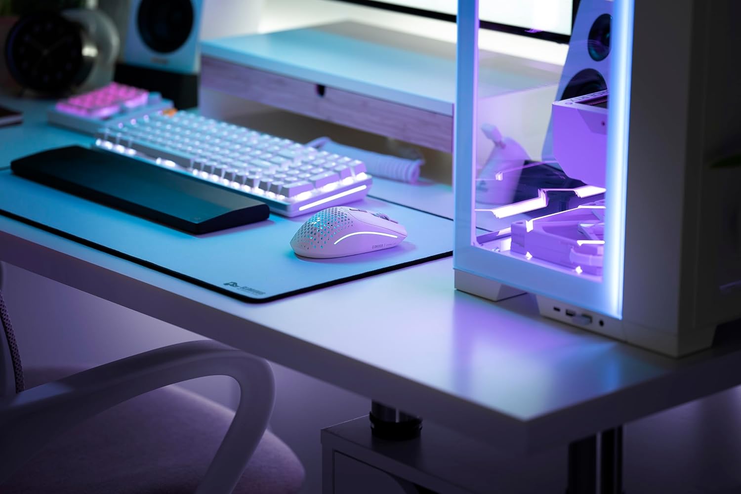 Thumbnail 6 de GLORIOUS Gaming Model I 2 Wireless Gaming-Maus (Hybrid: 2,4 GHz & Bluetooth) – 75 g, 9 Tasten, weiß