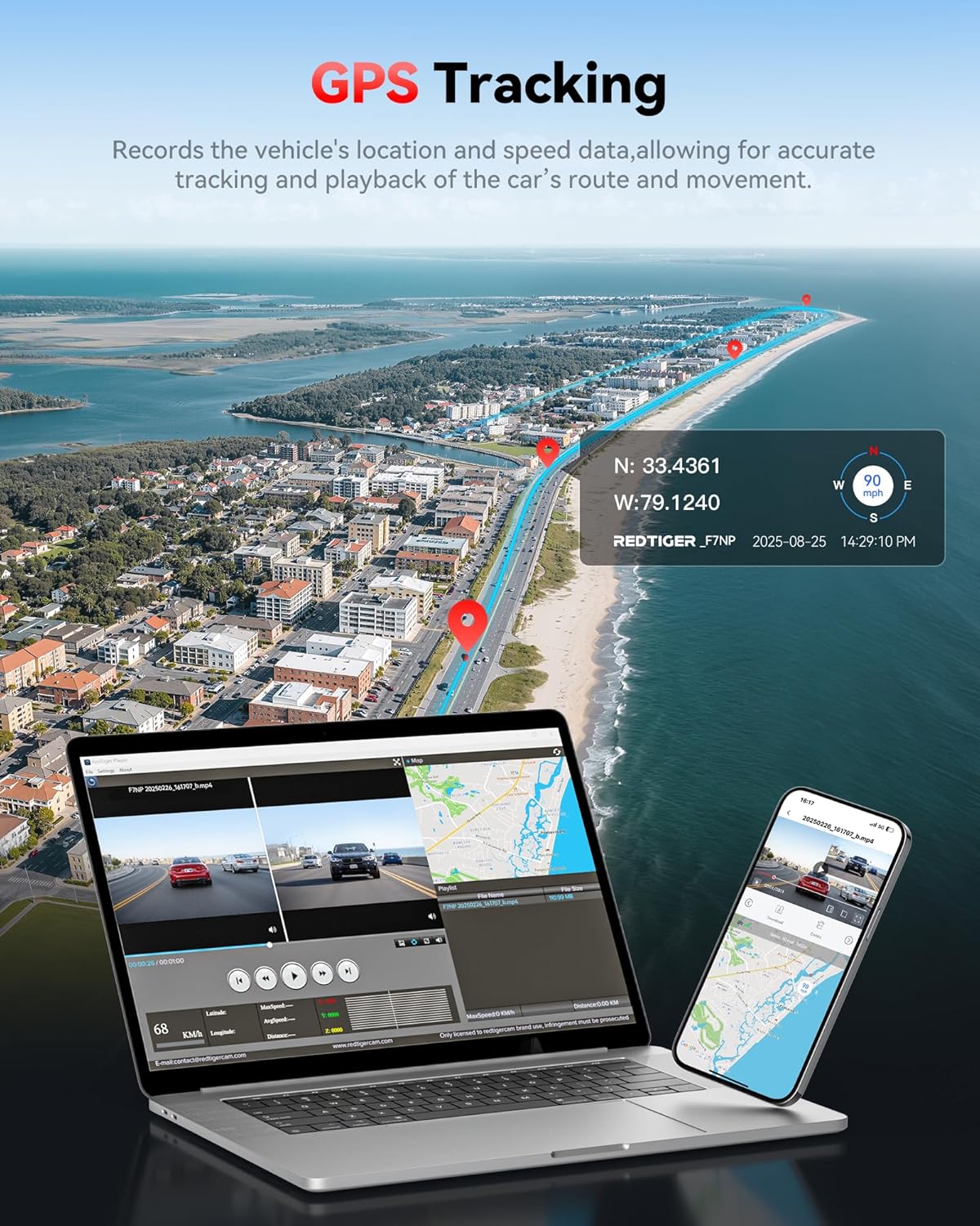 Thumbnail 4 de REDTIGER F7NP-4K 4K dash cam with dual sensors 📷