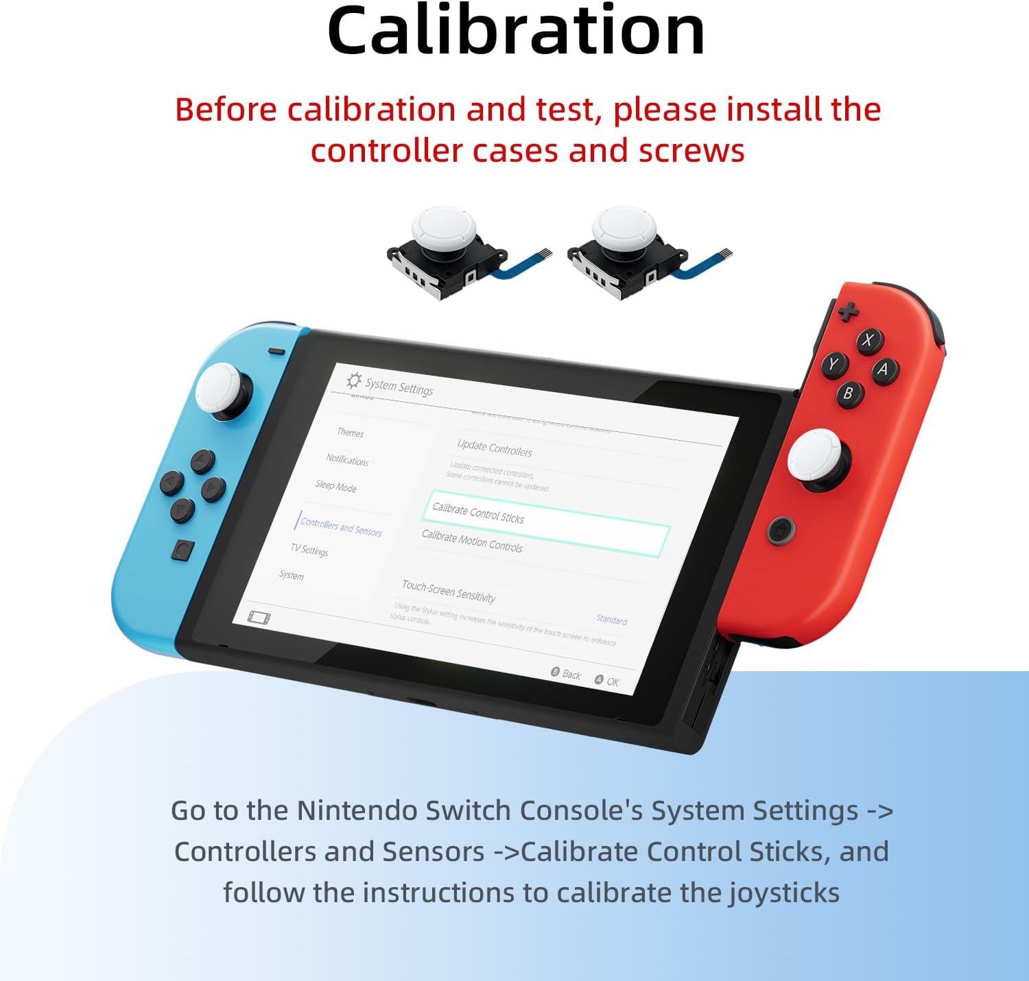 Detalle de Wigearss 3D Sostituzione Joystick Nintendo Switch