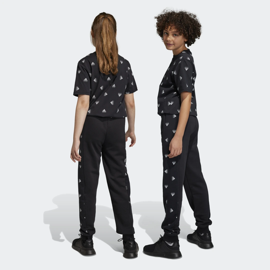 Detalle 2 de Pantalón Brand Love Side Insert Print - Adidas (negro)