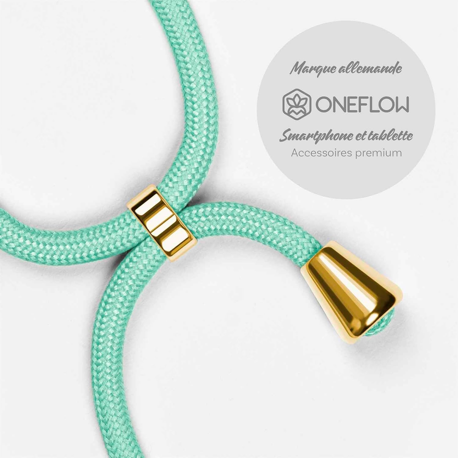 Thumbnail 2 de OneFlow Coque Tactile compatible Galaxy A52/A52s 5G — Coque antichoc 360° Vert Menthe