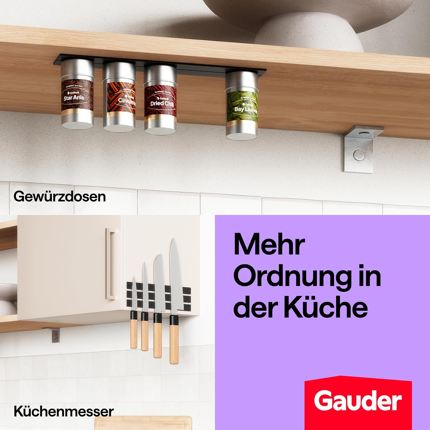 Detalle 1 de GAUDER Magnetklebeband 6 m x 20 mm