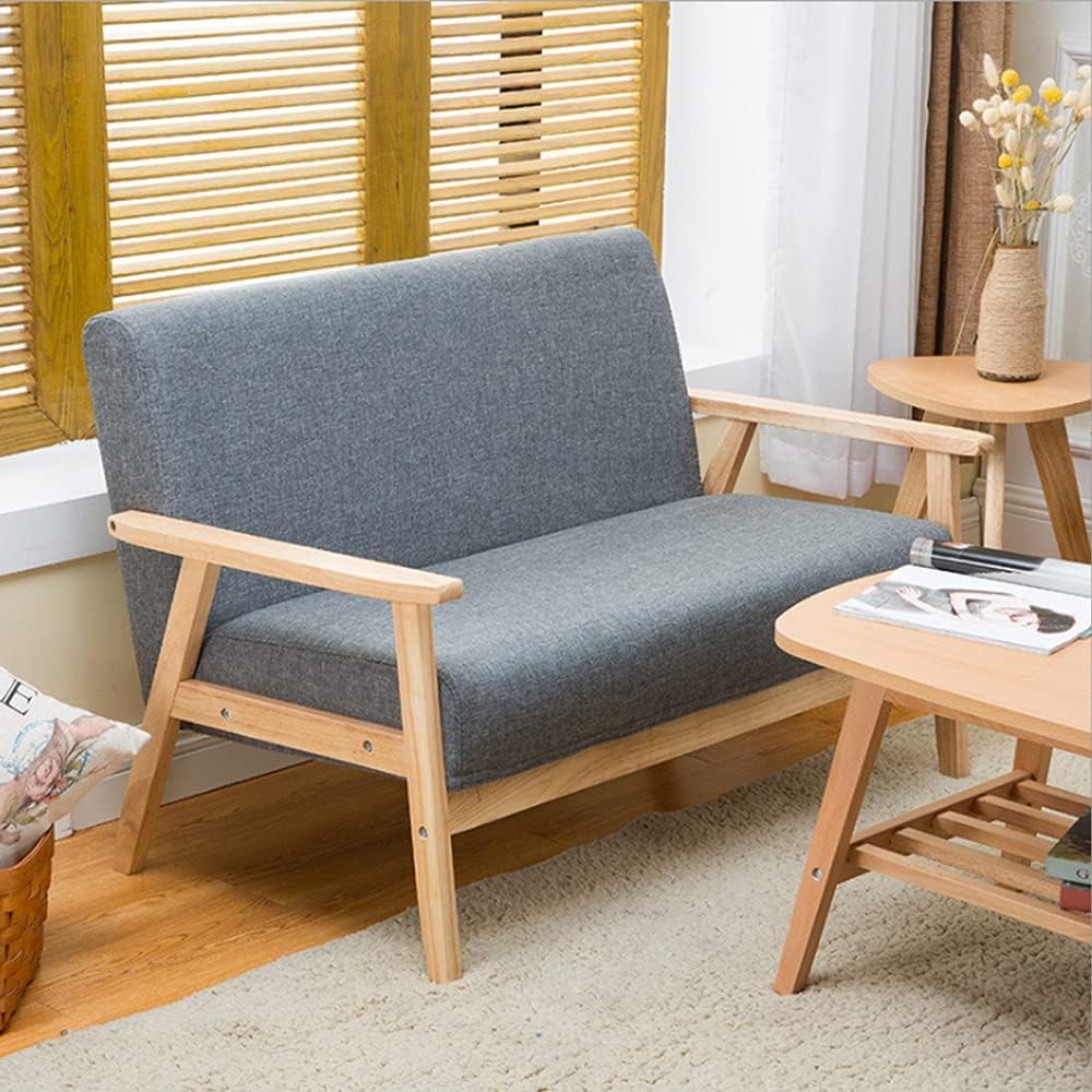 Thumbnail 6 de Dripex Divano 2 posti in tessuto grigio scuro – design scandinavo salvaspazio