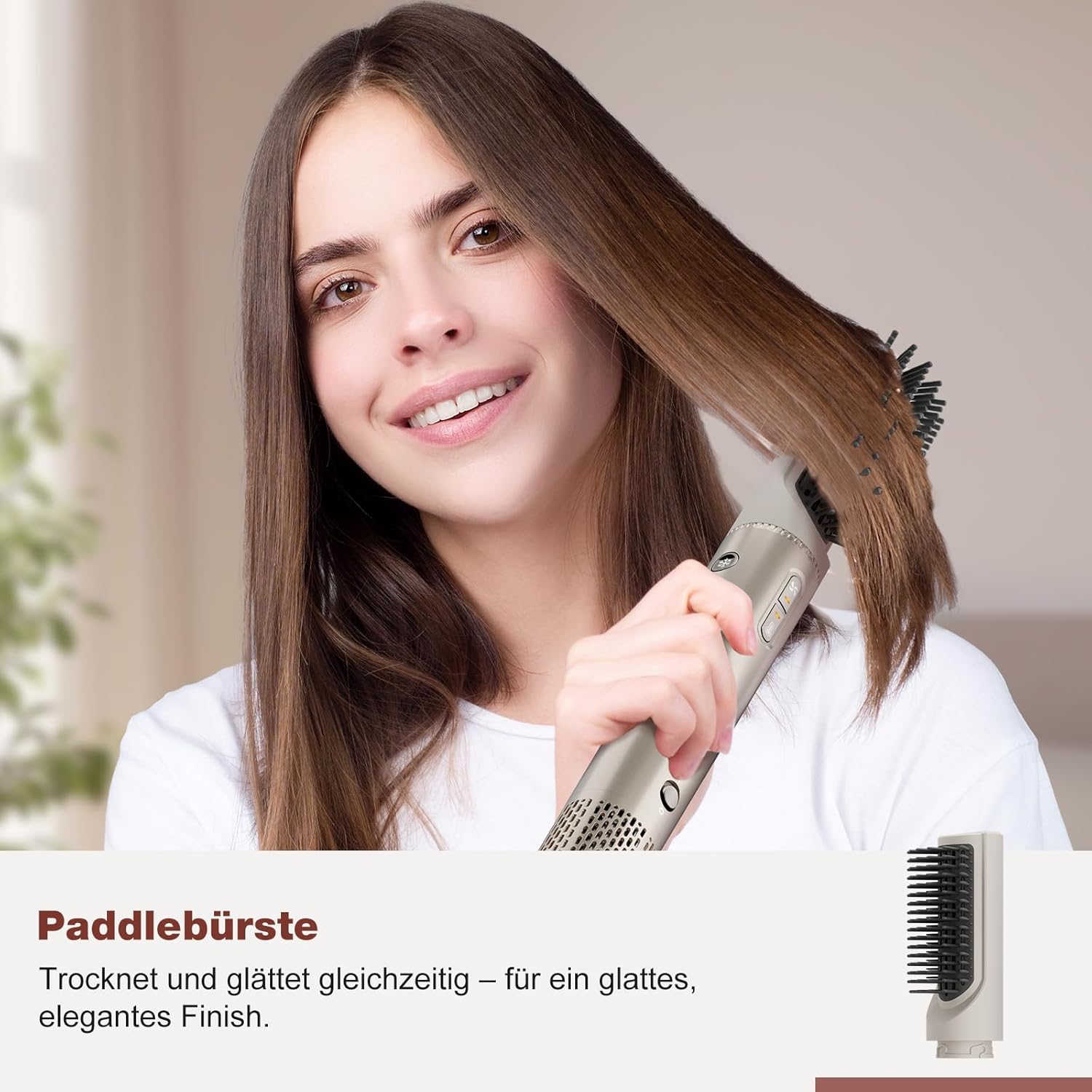 Thumbnail 6 de 7MAGIC 7-in-1 Hairstyler Airstyler – Vielseitiger 1400 W Föhn mit Diffusor, Lockenstäben und Glättbürste