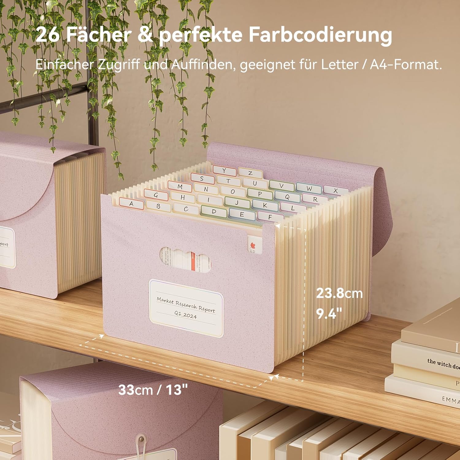 Thumbnail 2 de EcoStash Dokumentenmappe A4 26 Fächer 📁