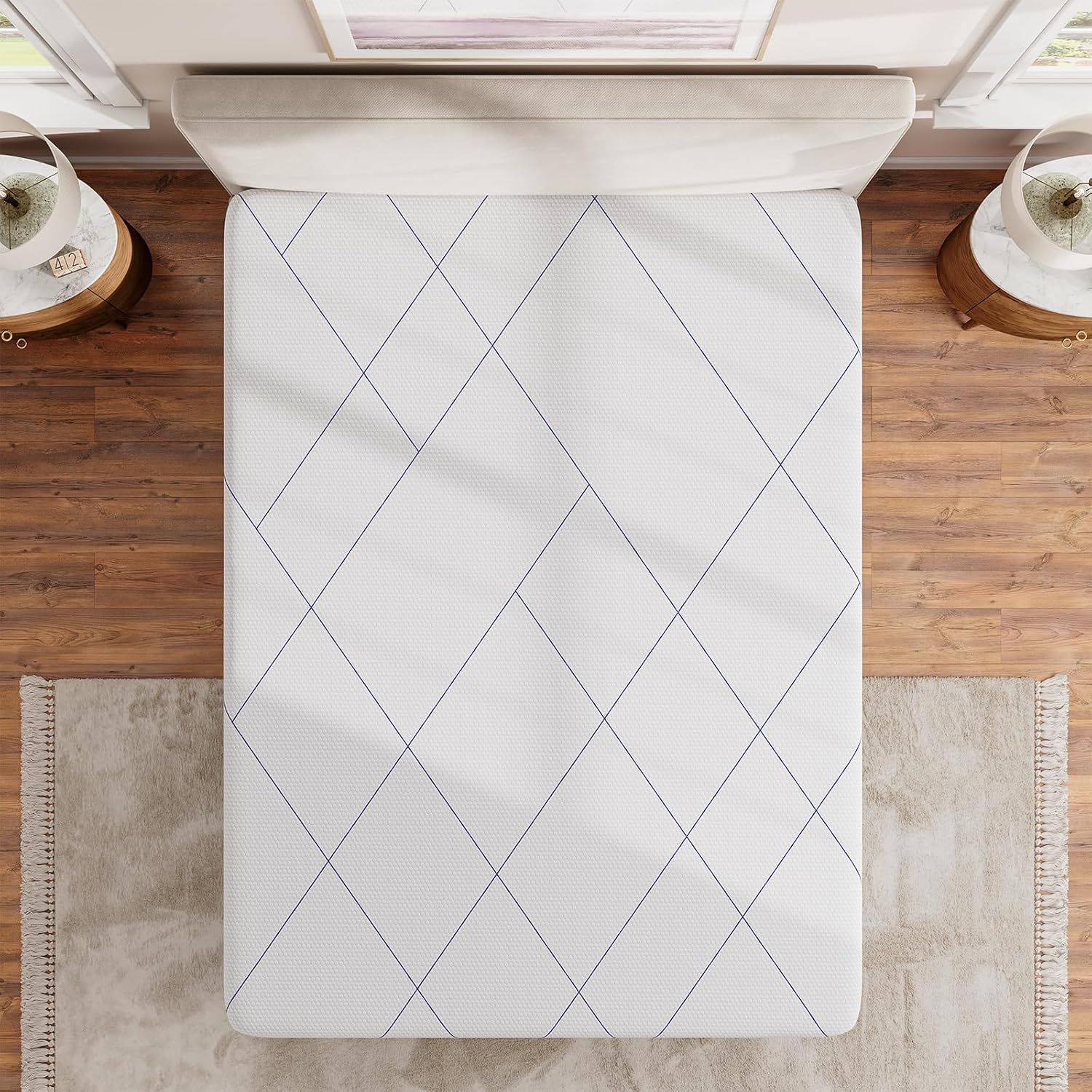 Thumbnail 5 de Vesgantti 20cm Double Memory Foam Mattress 135x190 cm