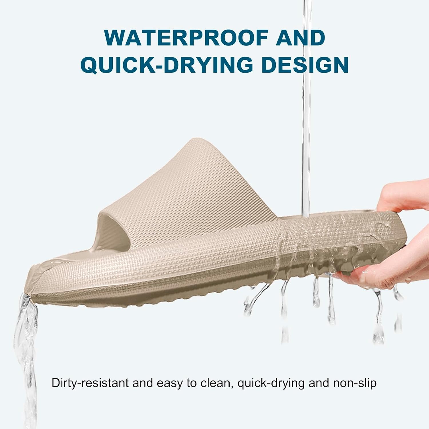 Detalle de HEOAARG Claquettes/Chaussons Nuage Léger – Confort Eva pour Maison, Jardin et Plage