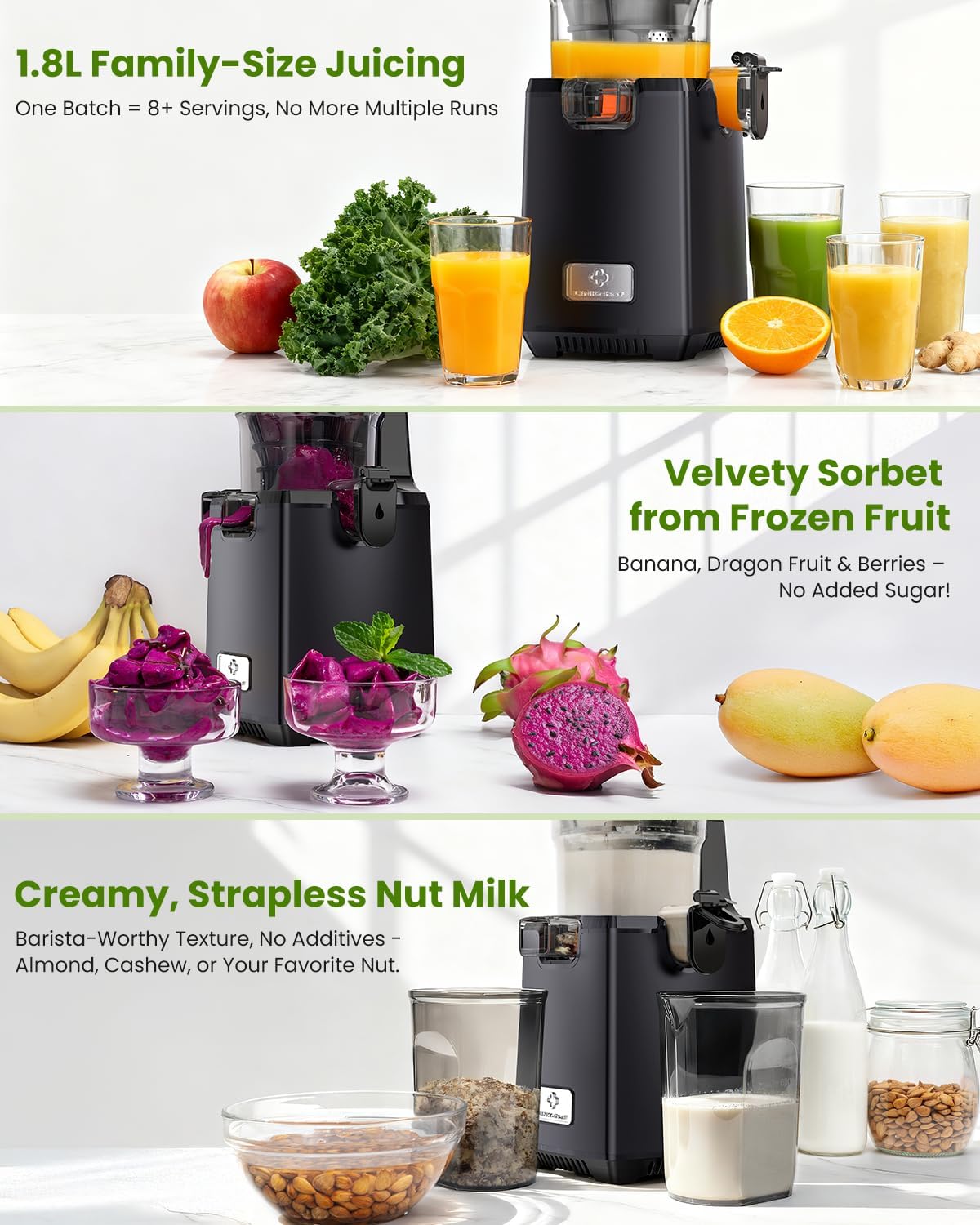 Detalle 1 de LINKChef Cold Press Juicer, 1.8L