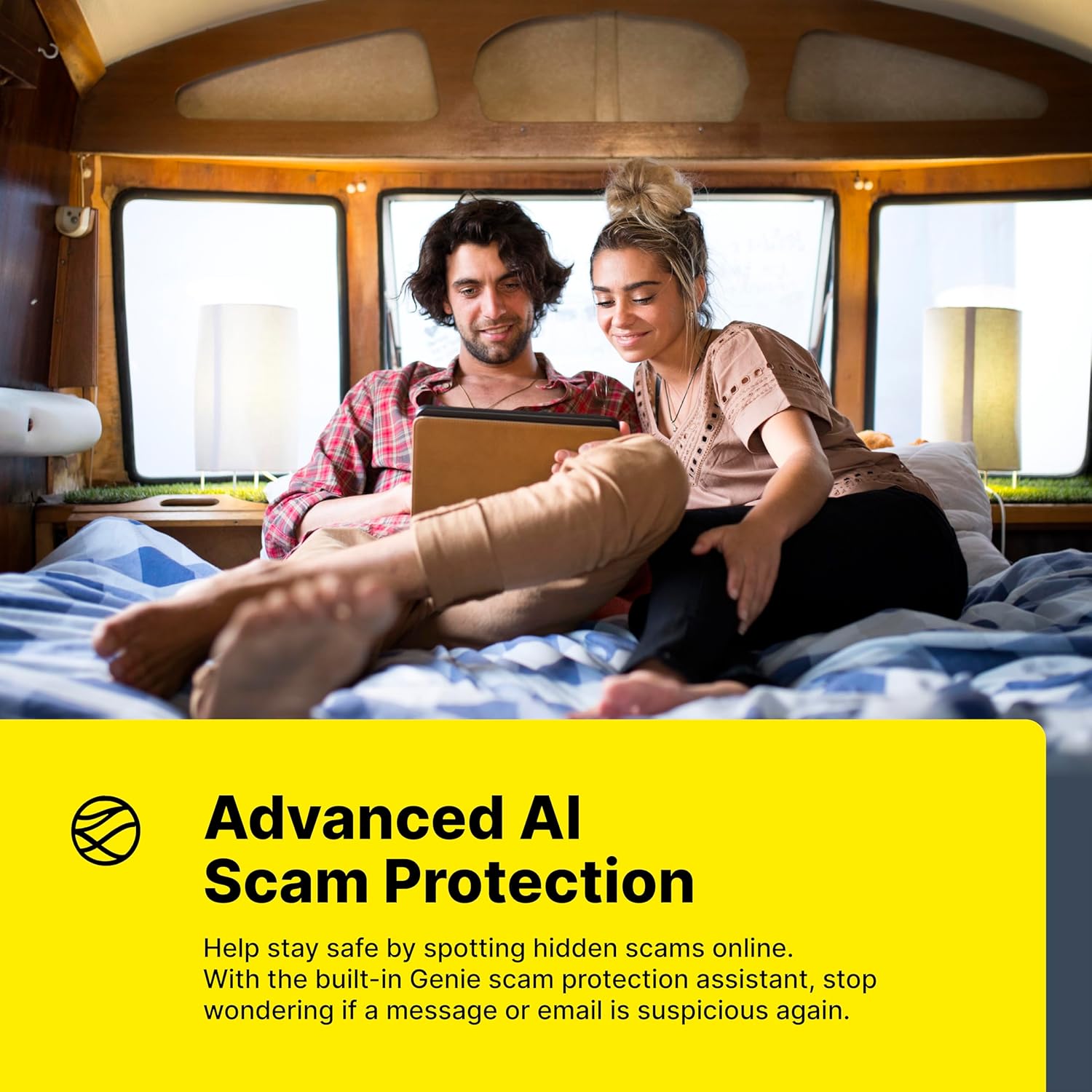 Detalle de Norton 360 Standard 2026: balanced antivirus with VPN and Password Manager for a single device