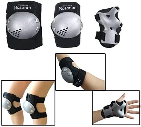 Thumbnail 4 de BOSONER Kids Protective Gear Set: Knee, Elbow, and Wrist Guards for Ages 3-15