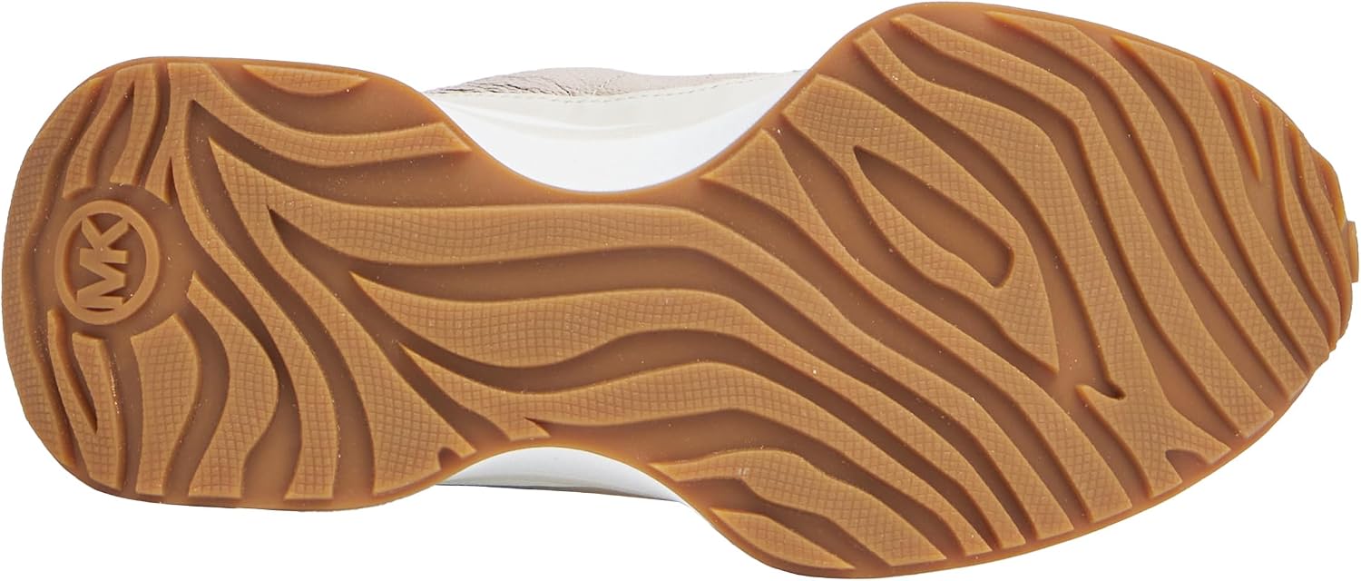 Detalle de Michael Kors Flynn Trainer Donna, Cream EU 40: stile urbano e comfort daily
