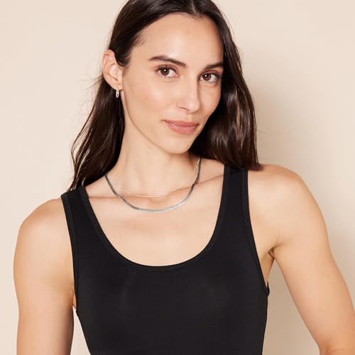 Detalle de Amazon Essentials 2-pack Tank para Mujer (Olive/Black) – Talla Medium