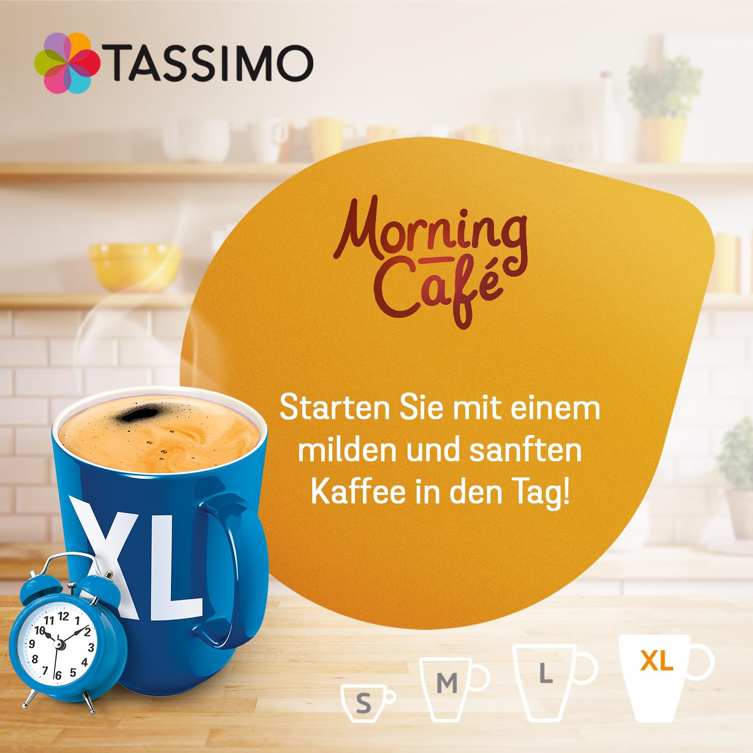 Detalle 2 de Tassimo Morning Café XL Mild & Smooth – Big Pack (105 Kaffeekapseln)