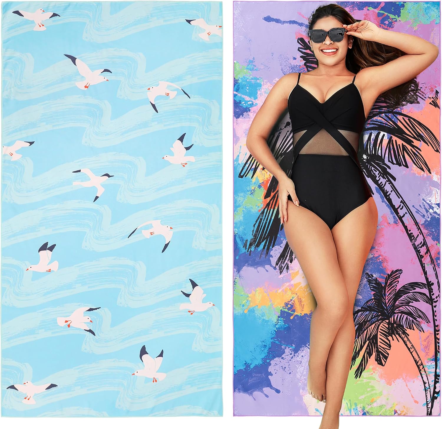 Detalle de Winthome Beach Towel 2 Pack 90×180cm