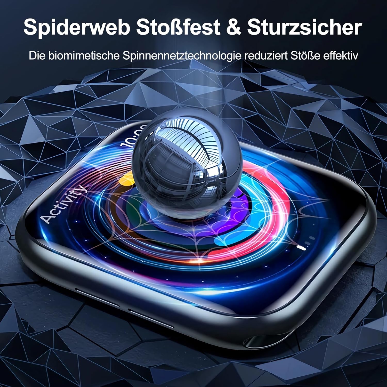 Thumbnail 5 de Uluck 8 Stück Schutzfolie für Apple Watch Series 11 (2025) / Series 10 46mm – Auto-Ausrichtungskit, selbstheilend, blasenfrei