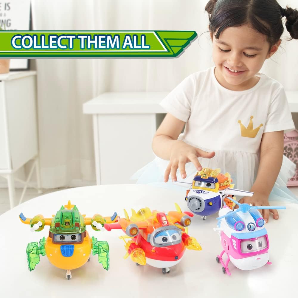 Detalle de Super Wings Dizzy Deluxe Transforming: aereo -> robot in 10 passi, luci e suoni, 6