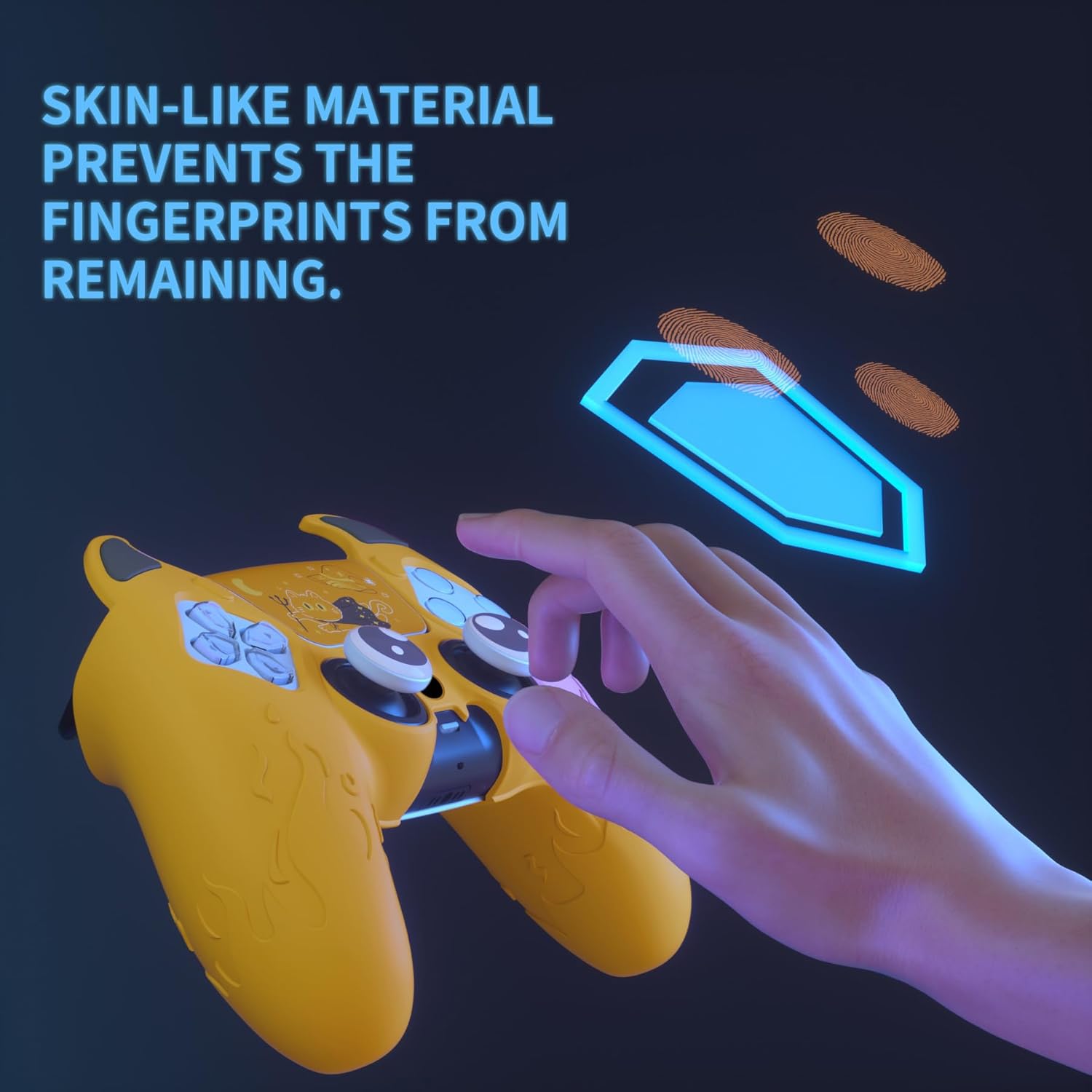 Thumbnail 2 de PlayVital Cute Demon Silicone Case for PS5 Controller