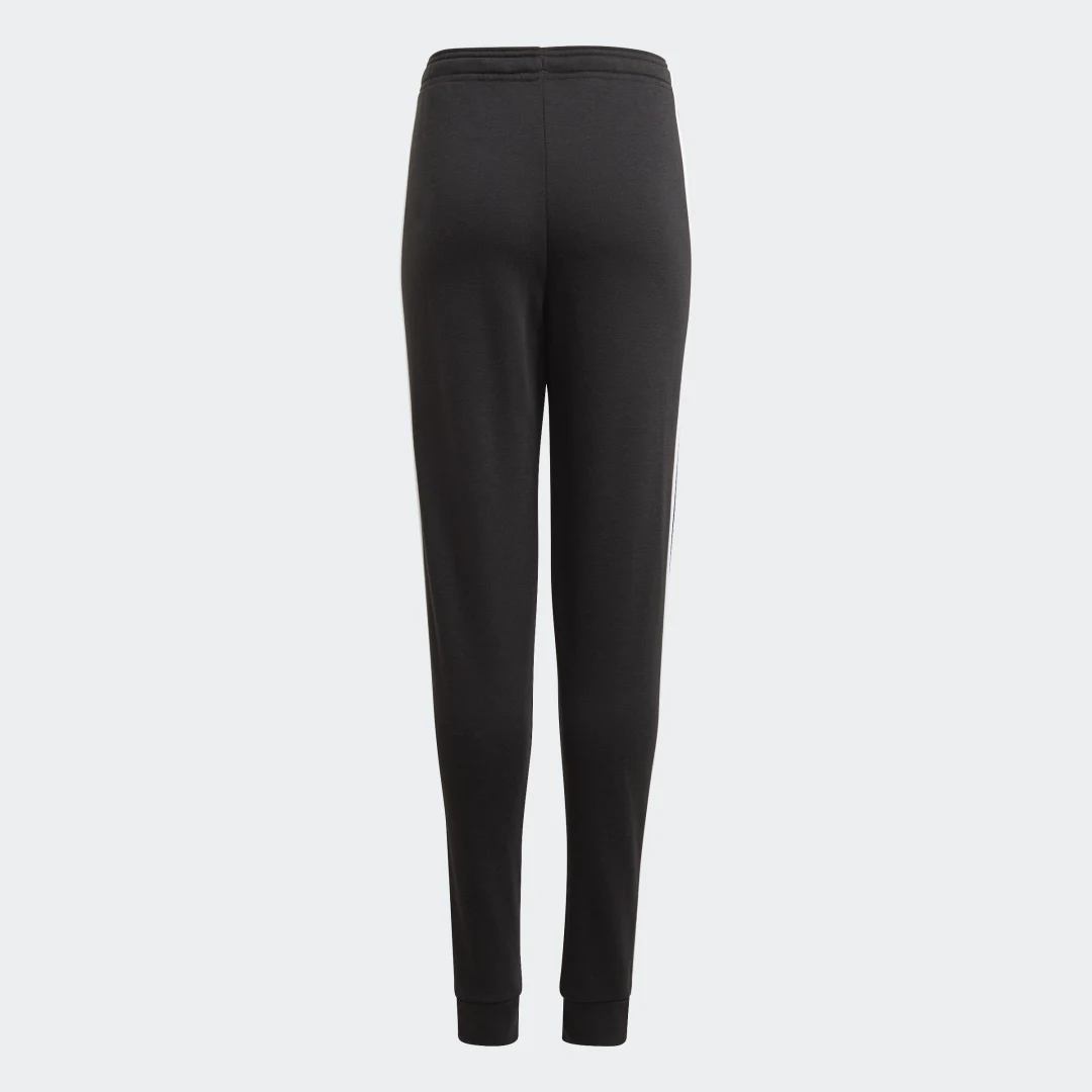 Detalle 2 de Pantalón Adidas Essentials French Terry 3 bandas (Negro) – comodidad diaria para tu entrenamiento y ocio