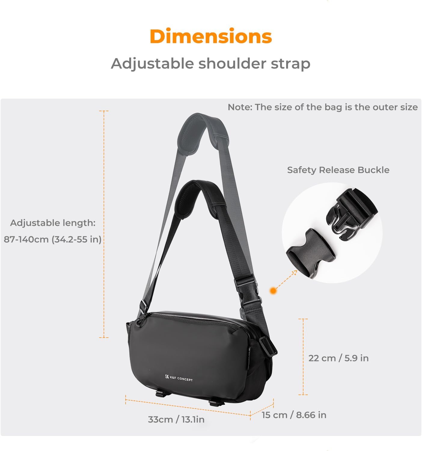 Thumbnail 4 de K&F CONCEPT Kamera-Rucksack für DSLR und Drohnen