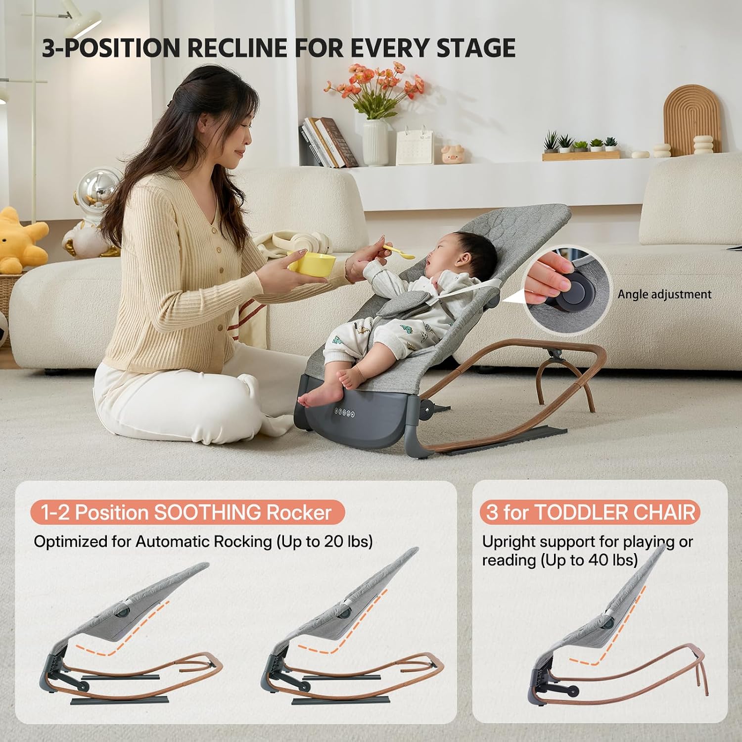 Thumbnail 6 de VaVaSoo Baby Rocker 2-in-1