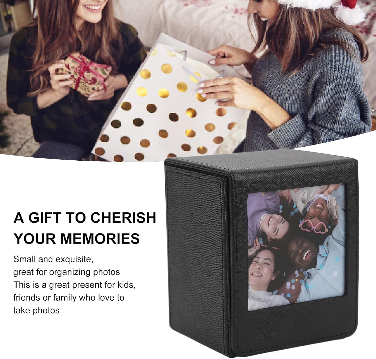 Detalle 2 de Photo Case for Inst-ax Wide Film – PU Leather Photo Storage Box