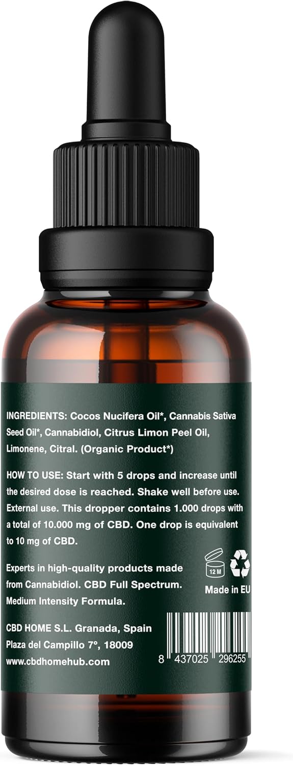 Detalle 1 de CBD HOME Oil - Aceite 20% Full Spectrum 🌿 - 50 ml
