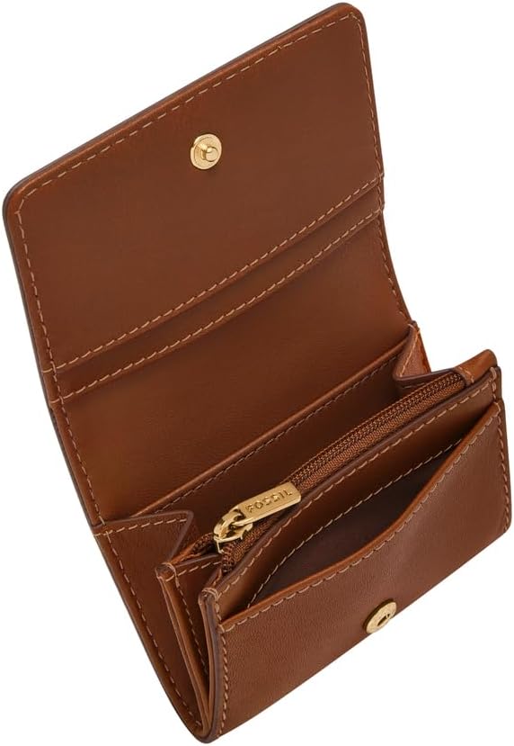 Thumbnail 1 de Fossil Lennox Leather Bifold Clutch Wallet pour Femmes