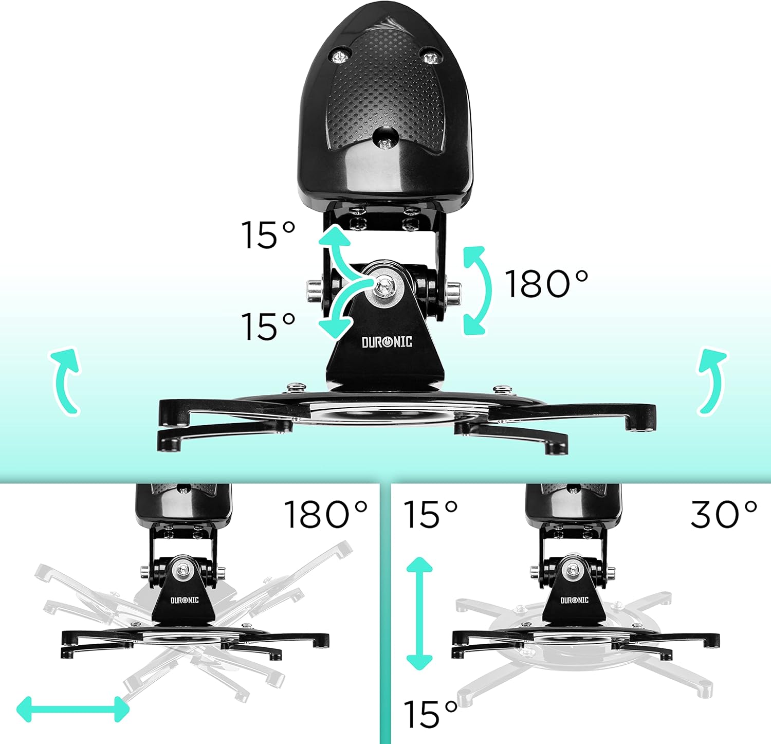 Detalle de Duronic PB10XM Support projecteur 15 kg ðŸ›