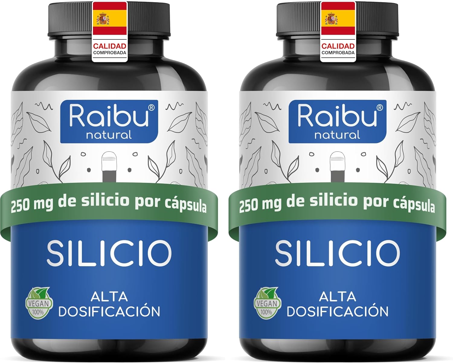 Thumbnail 6 de Silicium Organique Raibu - 667 mg, 90 gélules pour 3 mois, extrait de bambou, vegan
