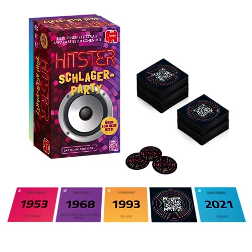 Detalle de Hitster Schlager EIN – Party- und Kartenspiel für Erwachsene und Familien von Hitster