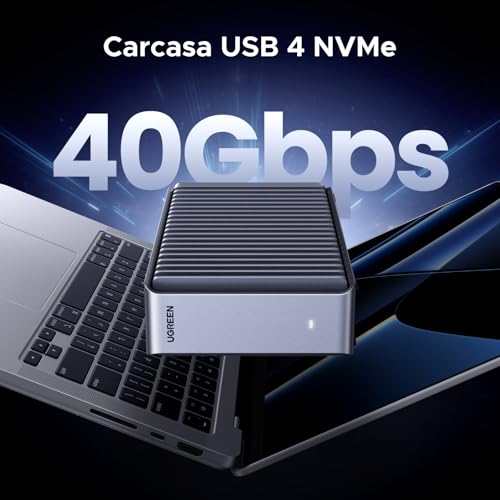 Detalle 2 de UGREEN Carcasa M.2 NVMe SSD 40Gbps ⚡ Compatible Thunderbolt 4/3