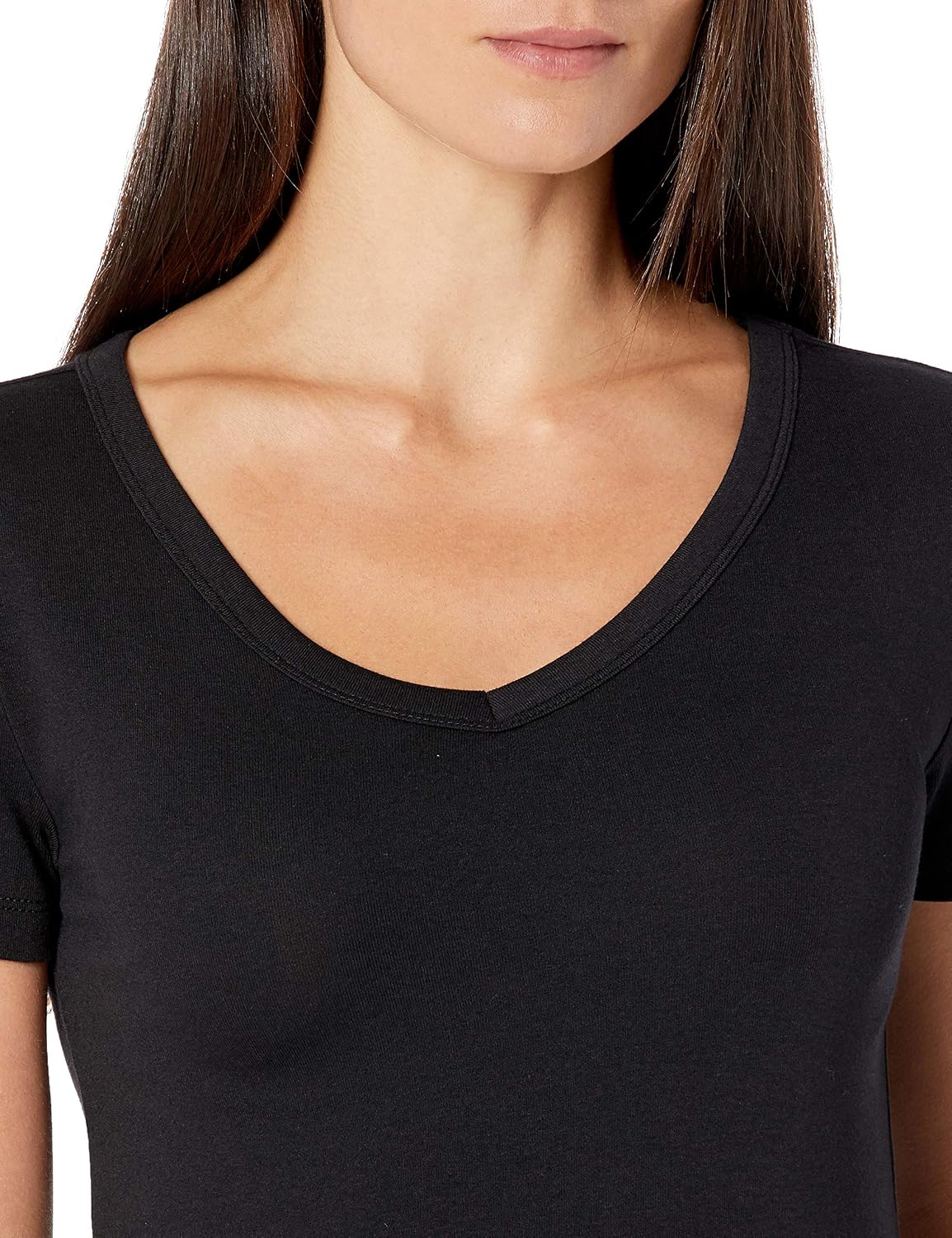 Thumbnail 4 de Women's Slim-Fit V-Neck T-Shirt