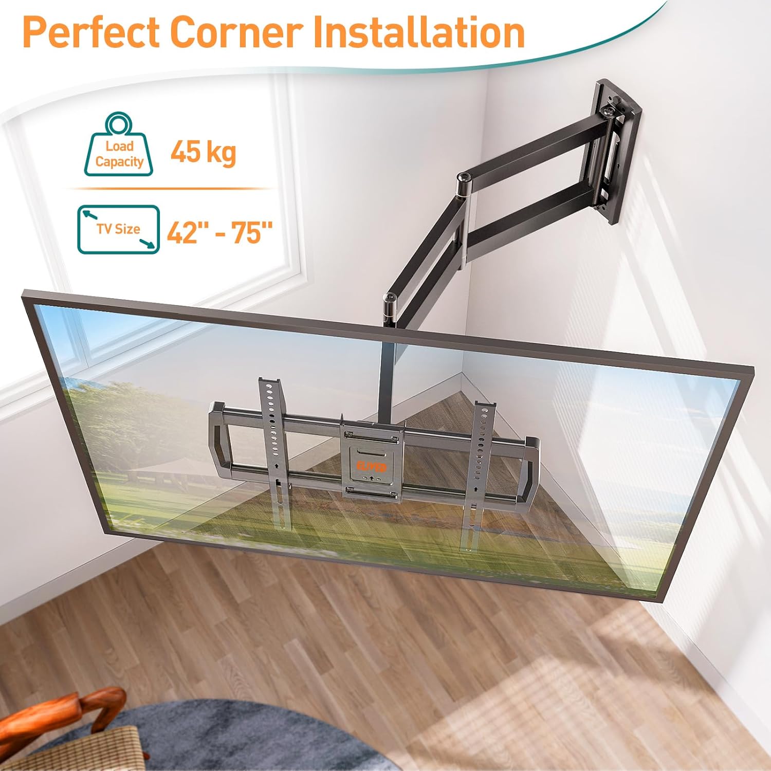 Thumbnail 2 de ELIVED 962mm Long Arm TV Wall Bracket