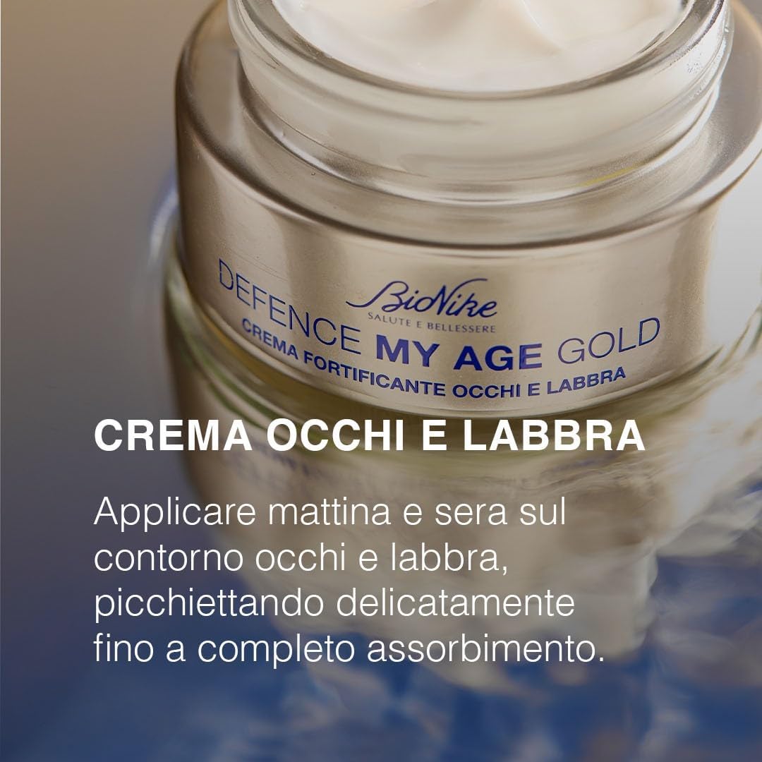 Detalle de BioNike Defence My Age Gold: crema contorno occhi e labbra anti-rughe da 15 ml