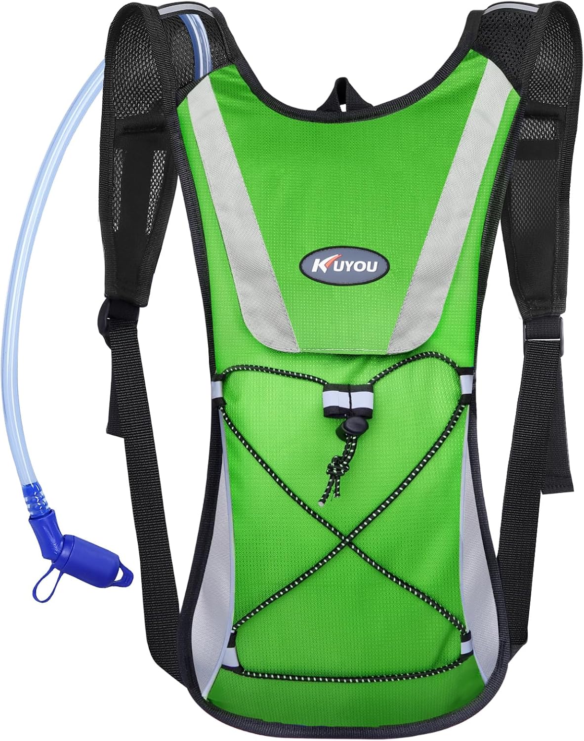 Detalle de KUYOU Running Hydration Vest with 2L Insulated Water Bladder