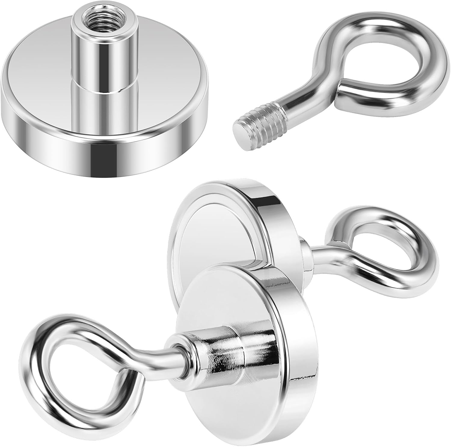 Thumbnail 6 de Wukong haczyki magnetyczne z magnesem neodymowym 32 mm, 2 sztuki