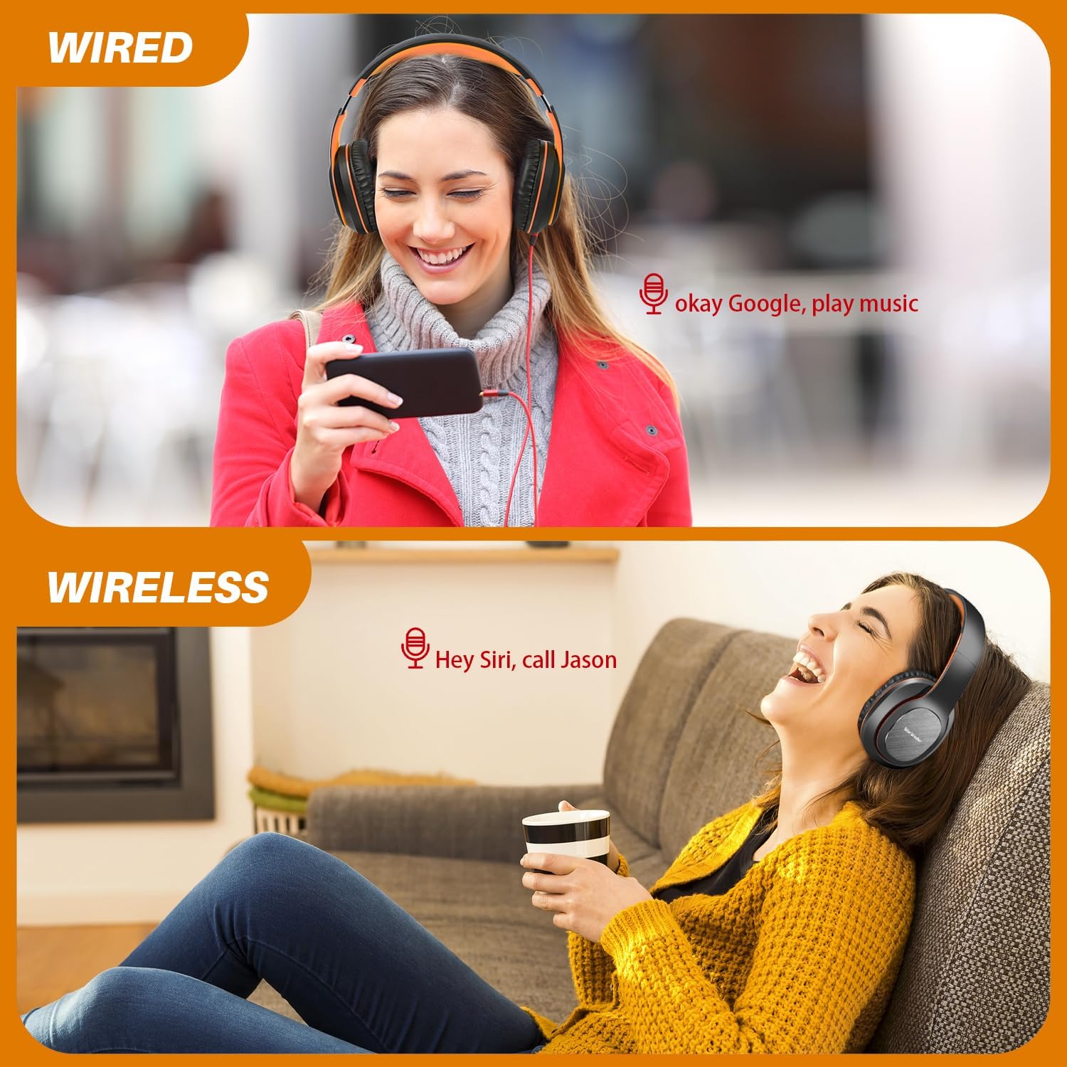 Thumbnail 5 de WorWoder W-915 wireless headphones, 80 hours