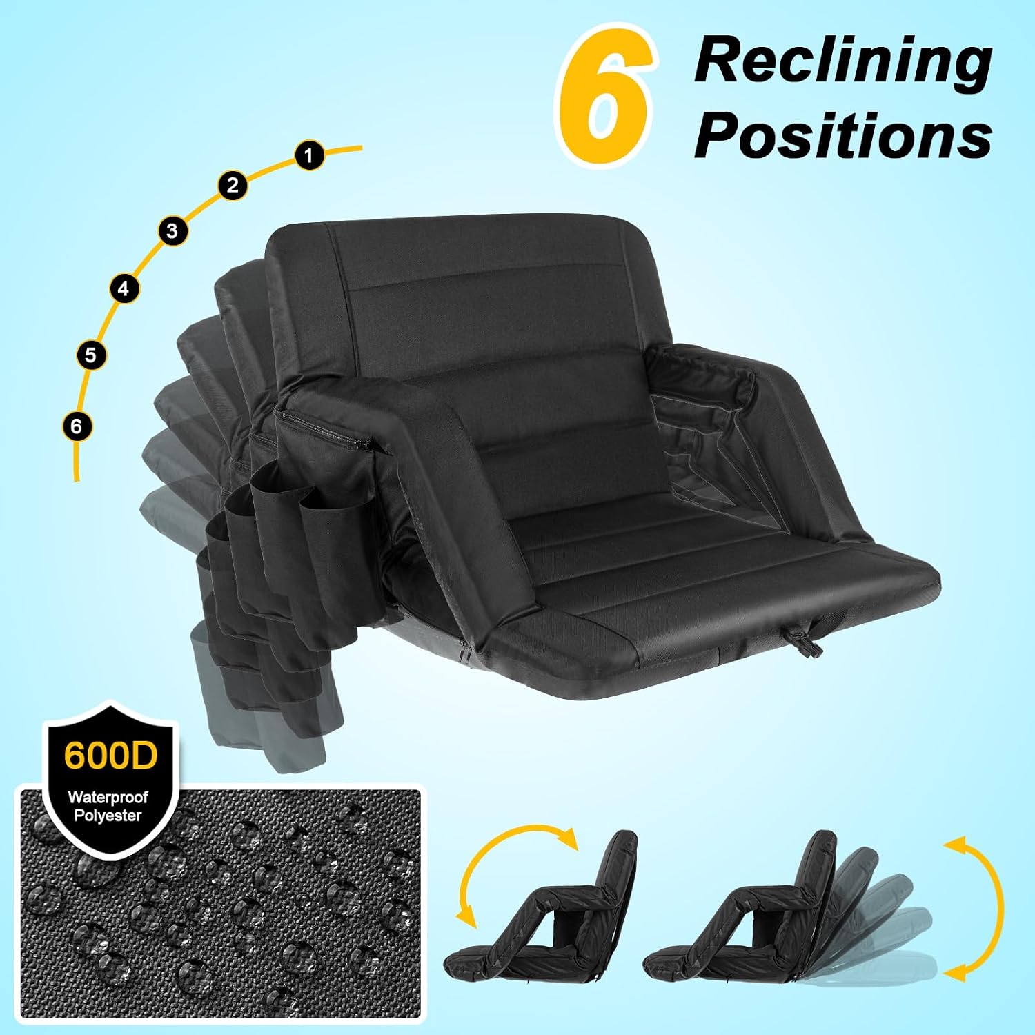 Detalle de yeyeeyyee Stadium Chair, 22.5-Inch Wide