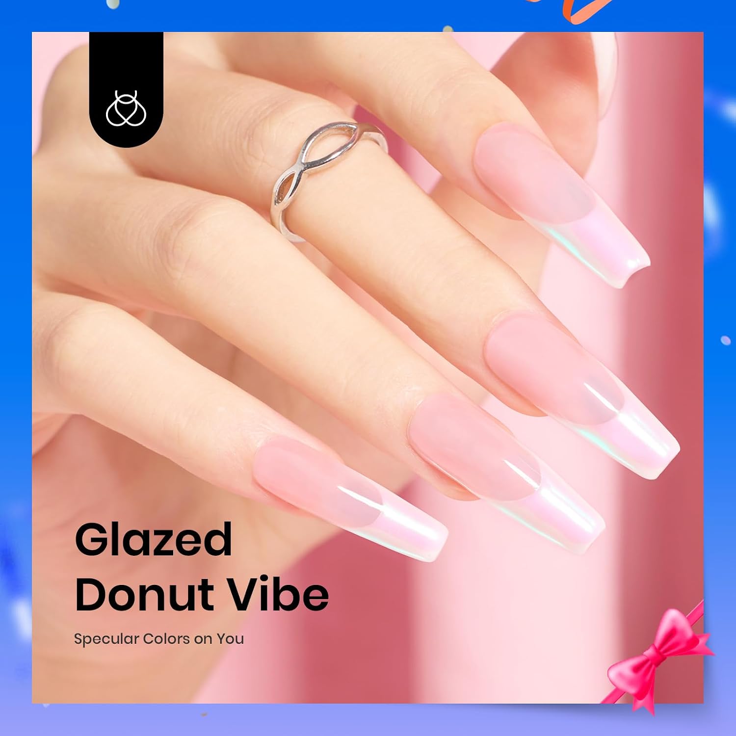 Thumbnail 5 de beetles Chrome Nail Powder Kit, 8 Colours with Black and White Gel Polish